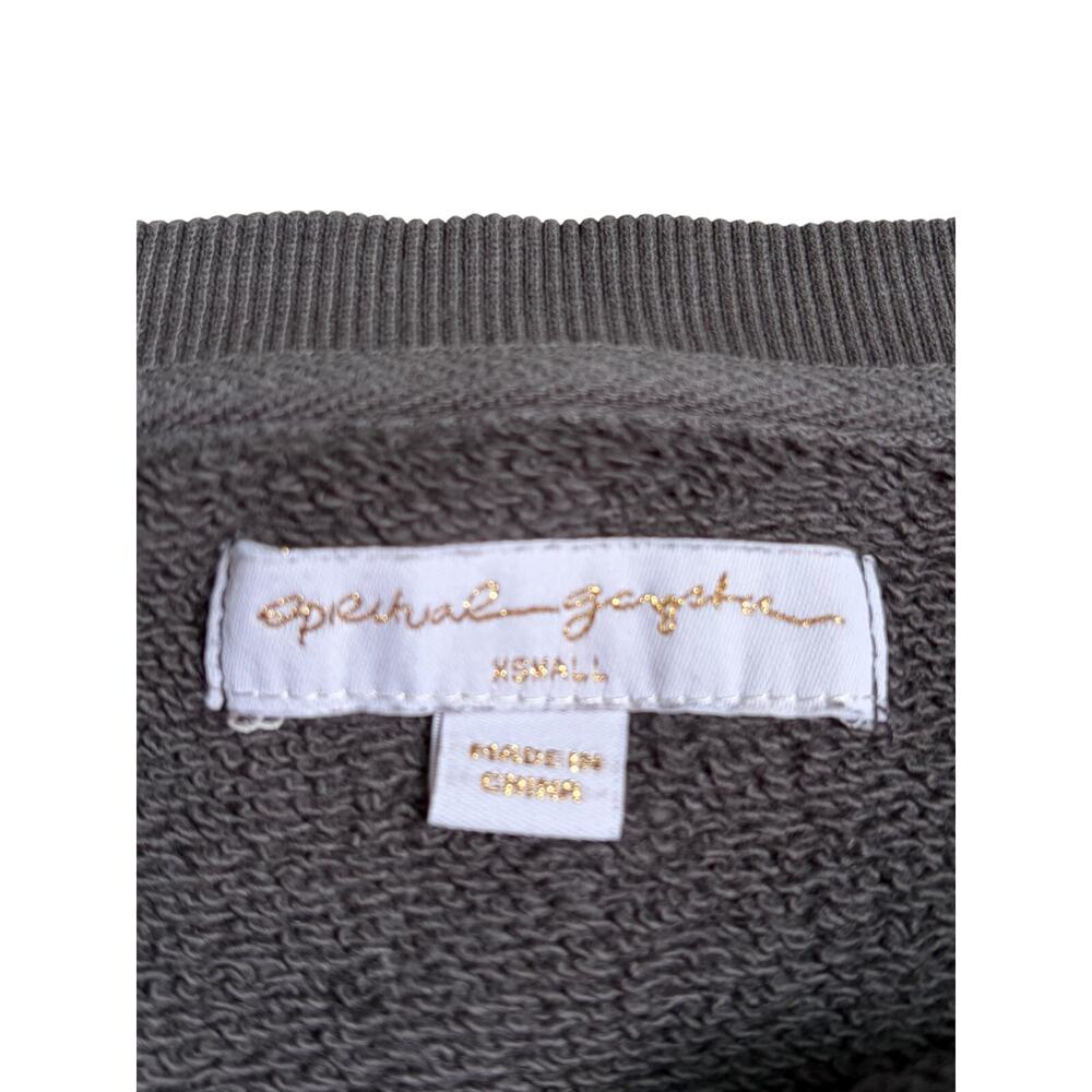 Spiritual Gangster La Vida Off the Shoulder Cotton French Terry Sweatshirt - XS - Picture 4 of 8